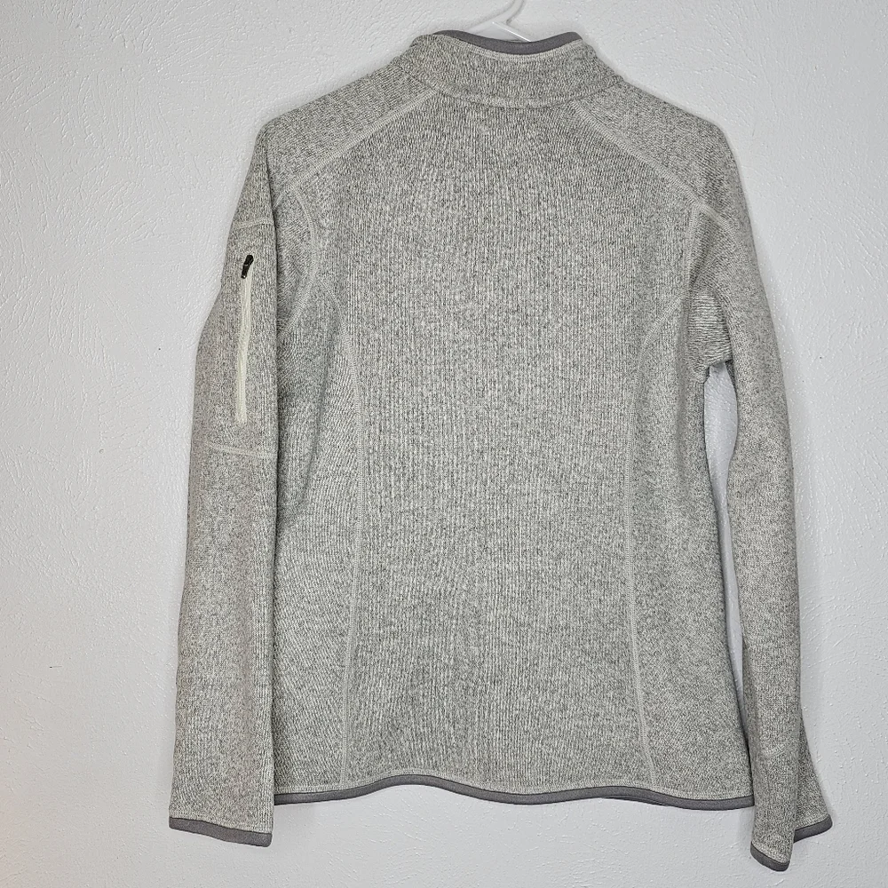 Patagonia Heathered Light Gray Full-Zip Jacket - Picture 10 of 14